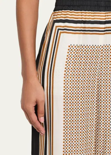 A.L.C. Tyler Printed Satin Pants | Thumbnail 5