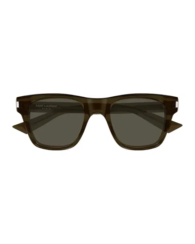 Saint Laurent Men's Square Acetate Sunglasses
