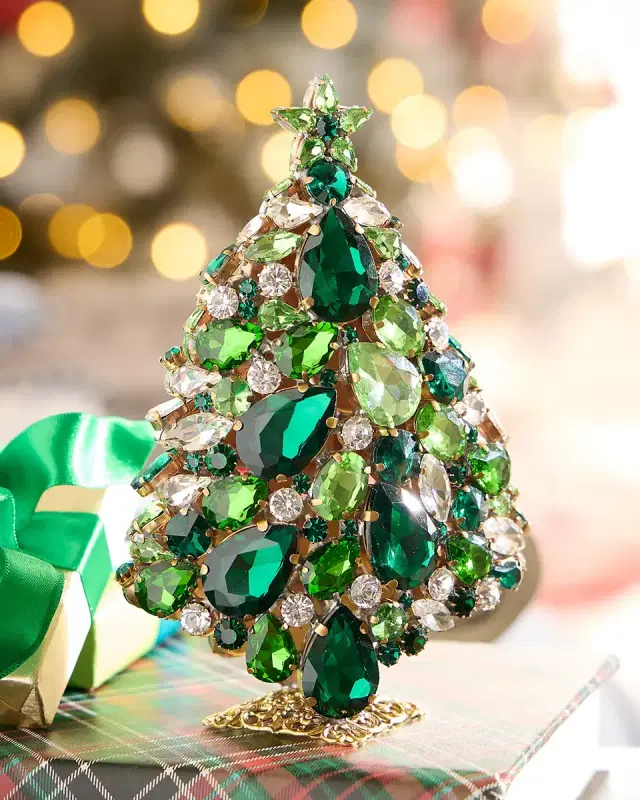 Neiman Marcus 3D Magical Star Crystal Christmas Tree Decoration
