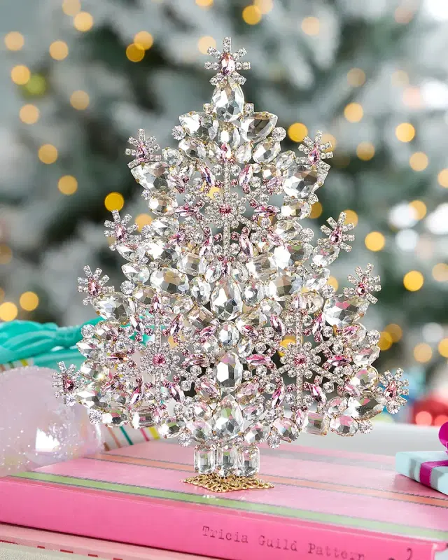 Neiman Marcus Winter Wonderland Crystal Christmas Tree Decoration