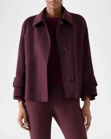 Akris Alisa Cashmere Buttoned Jacket | Thumbnail 4
