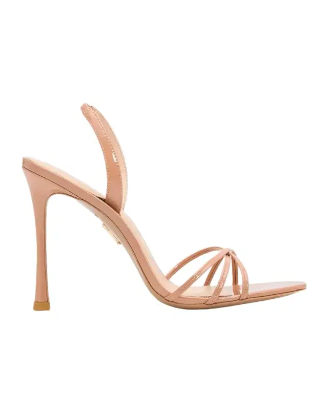 Retrofête Anabel 105MM Leather Slingback Sandals