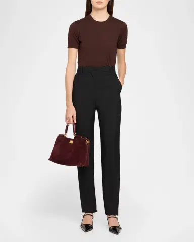 Dolce & Gabbana Vittoria Suede Shoulder Bag | Thumbnail 5