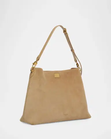 Dolce & Gabbana Vittoria Suede Shoulder Bag | Thumbnail 3 Dolce & Gabbana Vittoria Suede Shoulder Bag | Thumbnail 3