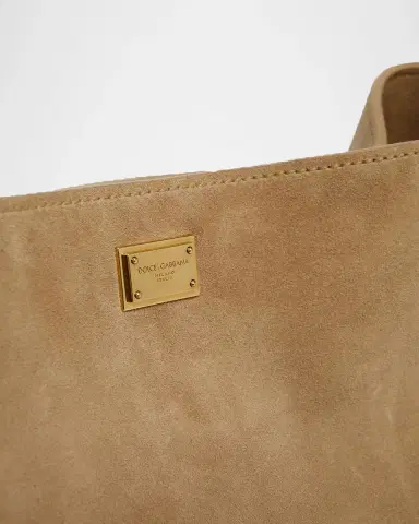 Dolce & Gabbana Vittoria Suede Shoulder Bag | Thumbnail 6 Dolce & Gabbana Vittoria Suede Shoulder Bag | Thumbnail 6