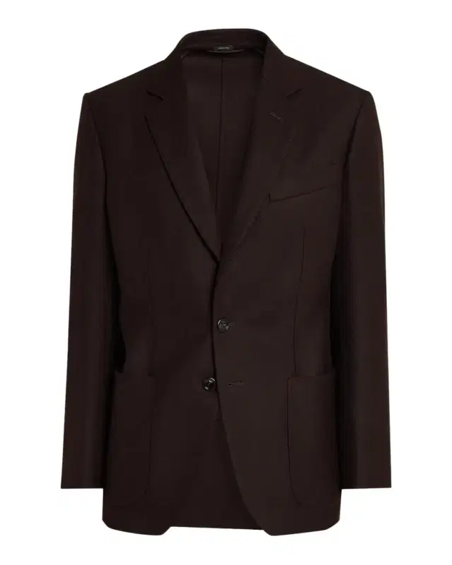 Men's Wool Single-Breasted Sport Coat