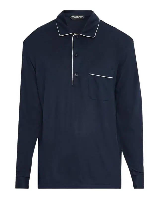 Men's Cotton Silk Piquet Polo Shirt