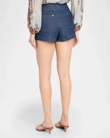 Zimmermann Aster Denim Shorts | Thumbnail 3