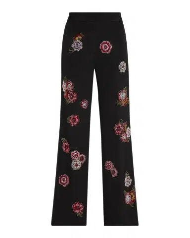 Libertine Colette Embellished Wide-Leg Silk Pants | Thumbnail 1