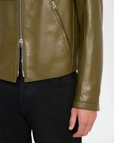 TOM FORD Boutique Men's Leather Aviator Jacket | Thumbnail 5