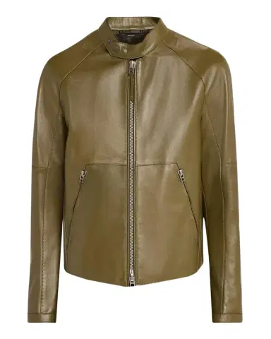 TOM FORD Boutique Men's Leather Aviator Jacket | Thumbnail 1