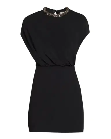 Roland Mouret Crystal-Collar Sleeveless Blouson Mini Dress | Thumbnail 1 Roland Mouret Crystal-Collar Sleeveless Blouson Mini Dress | Thumbnail 1