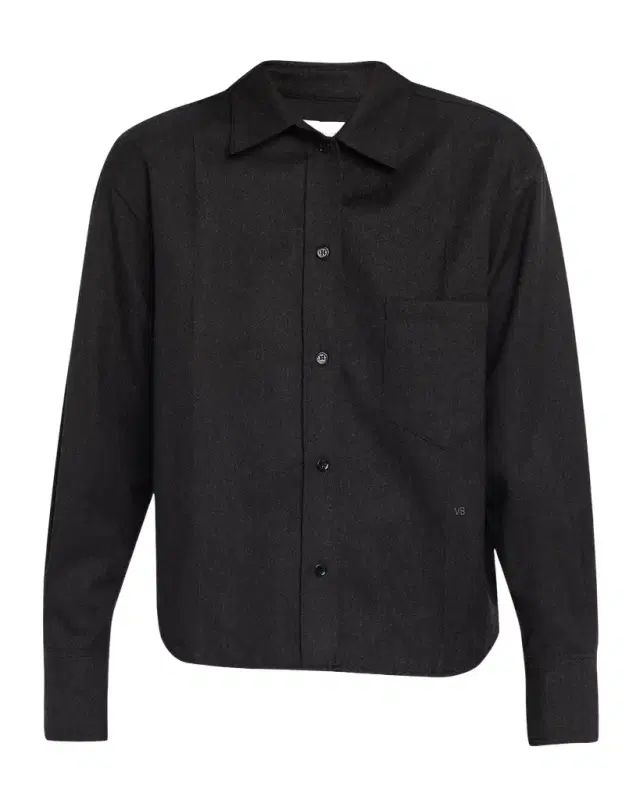 Victoria Beckham Ellys Wool Twill Button-Down Shirt