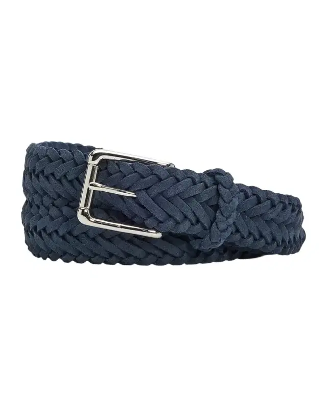 Polo Ralph Lauren Men's Topstitched Western Leather Belt, 32mm
