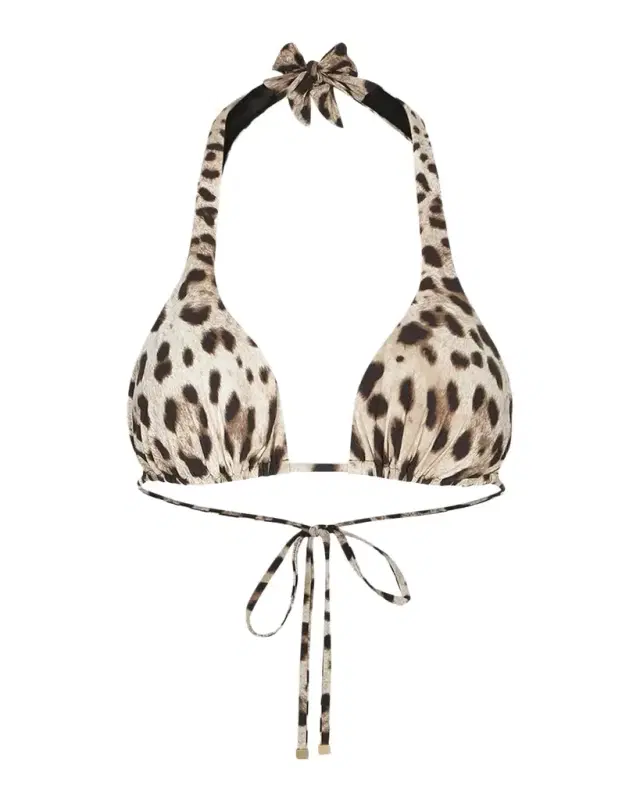 Leopard-Print Bikini Top Leopard-Print Bikini Top
