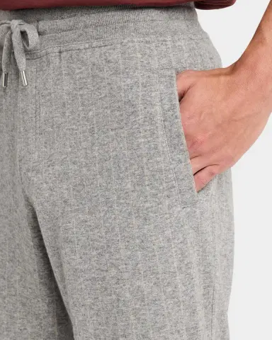 Brunello Cucinelli Men's Cashmere-Cotton Stripe Drawstring Pants | Thumbnail 5 Brunello Cucinelli Men's Cashmere-Cotton Stripe Drawstring Pants | Thumbnail 5