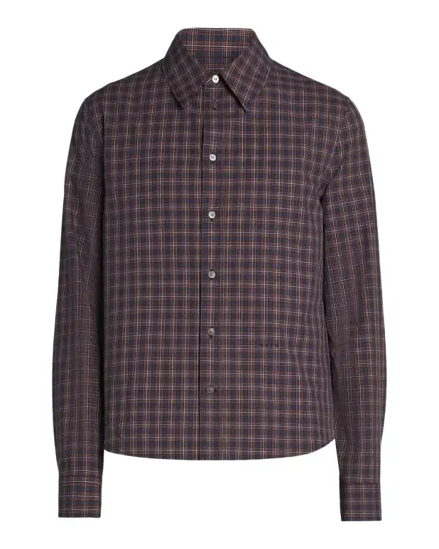 Marni Men's Plaid Cotton Shirt