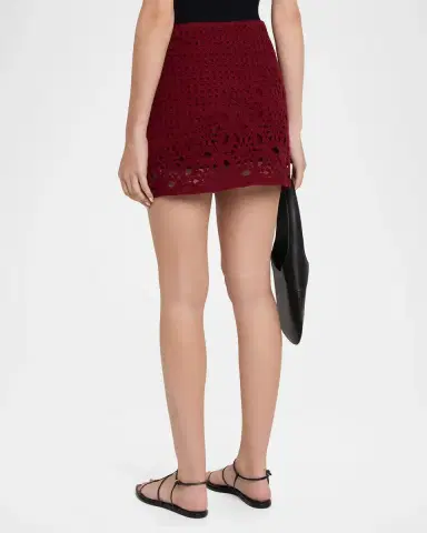 Frame The Postcard Crochet Mini Skirt | Thumbnail 3