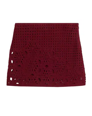 Frame The Postcard Crochet Mini Skirt | Thumbnail 1
