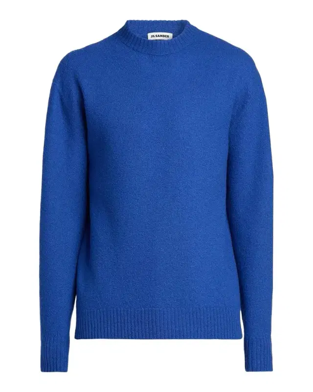 Men's Bouclé Wool-Cashmere Crewneck Sweater