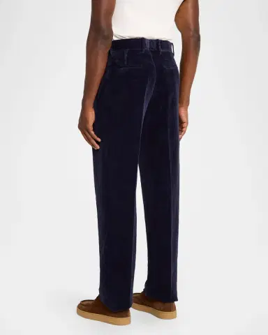 Jil Sander Cotton-Linen Velvet Trousers | Thumbnail 3