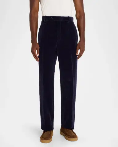 Jil Sander Cotton-Linen Velvet Trousers | Thumbnail 4