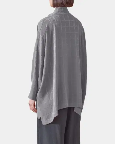 Eskandar Jacquard Silk Satin Shirt | Thumbnail 3