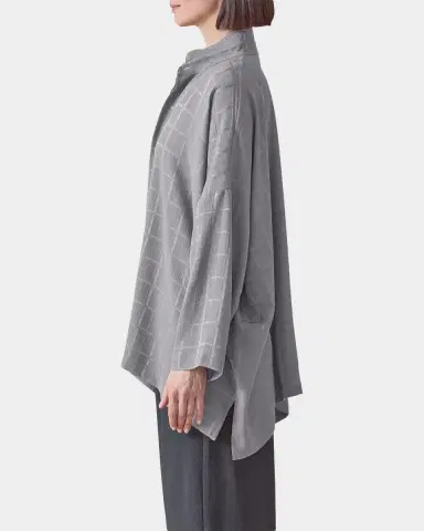 Eskandar Jacquard Silk Satin Shirt | Thumbnail 4