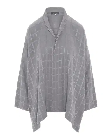 Eskandar Jacquard Silk Satin Shirt | Thumbnail 1