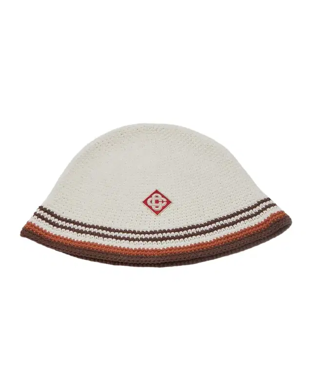 Casablanca Striped Crochet Hat