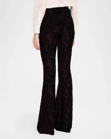 Etro Paisley Chenille Jacquard Flare Pants | Thumbnail 3 Etro Paisley Chenille Jacquard Flare Pants | Thumbnail 3
