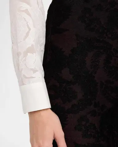 Etro Paisley Chenille Jacquard Flare Pants | Thumbnail 5 Etro Paisley Chenille Jacquard Flare Pants | Thumbnail 5