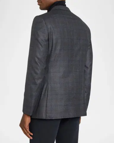Zegna Men's 12milmil12 Wool Single-Breasted Sport Coat | Thumbnail 3 Zegna Men's 12milmil12 Wool Single-Breasted Sport Coat | Thumbnail 3