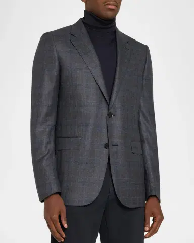 Zegna Men's 12milmil12 Wool Single-Breasted Sport Coat | Thumbnail 4 Zegna Men's 12milmil12 Wool Single-Breasted Sport Coat | Thumbnail 4