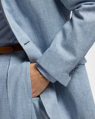 Ralph Lauren Men's Glenn Hand-Tailored Délavé Linen Sport Coat | Thumbnail 6
