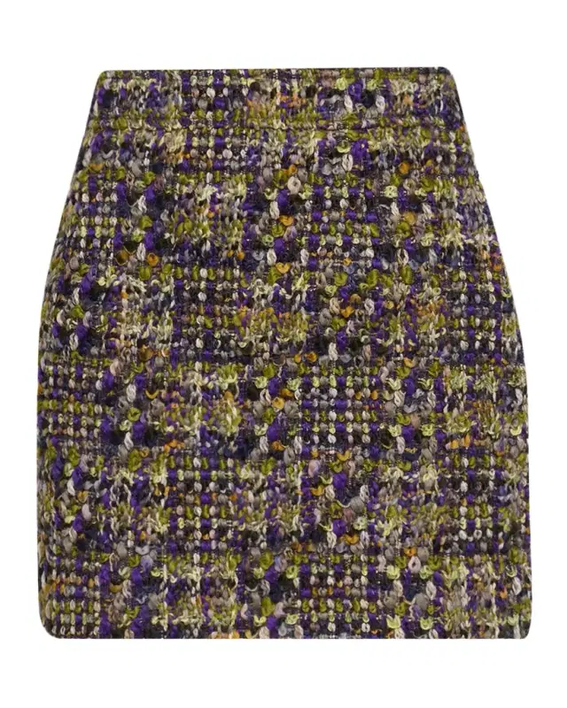 Saint Laurent Tweed Mini Skirt