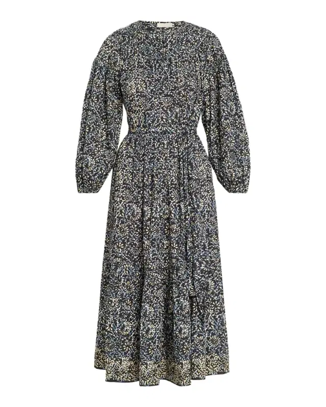 Ulla Johnson Serephina Long-Sleeve Midi Dress