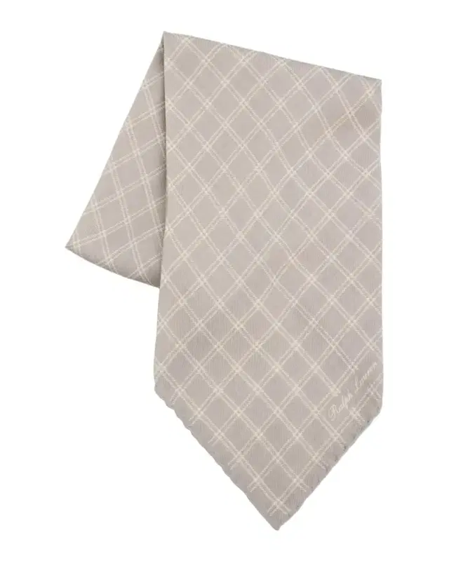 Ralph Lauren Men's Windowpane Cashmere-Silk Neckerchief