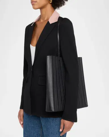 Mansur Gavriel Large Pleated Shoulder Bag | Thumbnail 2