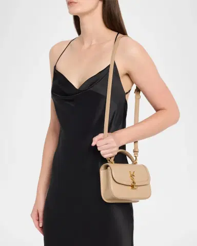 Saint Laurent Solferino Mini YSL Leather Top-Handle Bag | Thumbnail 2