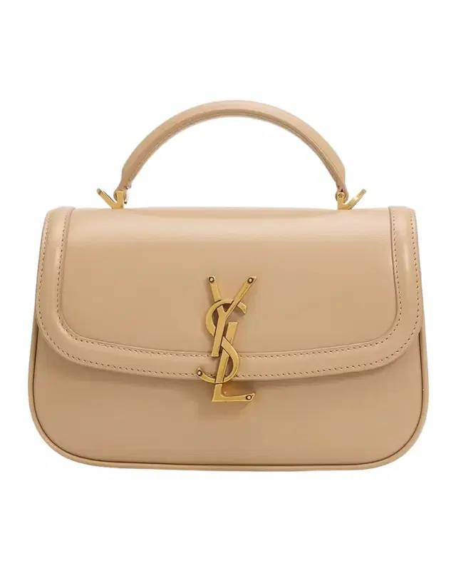 Saint Laurent Solferino Mini YSL Leather Top-Handle Bag