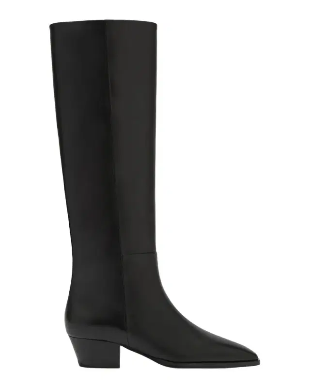 Aeyde Medea 40MM Leather Knee-High Boots