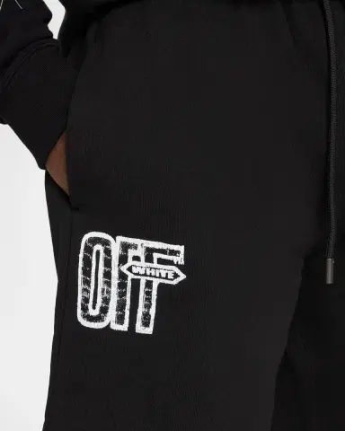 Off-White Men's Motion Arrow Cotton Drawstring Shorts | Thumbnail 5 Off-White Men's Motion Arrow Cotton Drawstring Shorts | Thumbnail 5