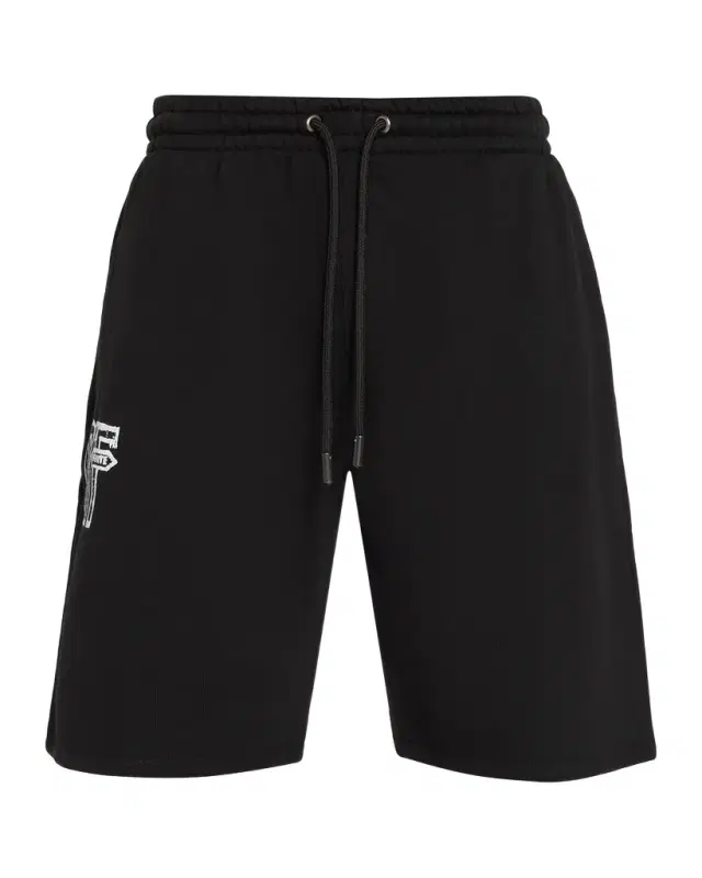 Off-White Men's Motion Arrow Cotton Drawstring Shorts
