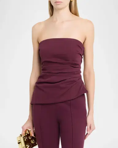 Simkhai Emerson Ruched Sleeveless Top | Thumbnail 4 Simkhai Emerson Ruched Sleeveless Top | Thumbnail 4