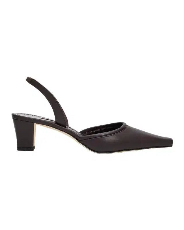 50mm Vendona Leather Slingback Pumps 50mm Vendona Leather Slingback Pumps