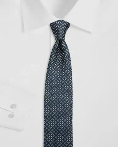 Canali Men's Silk Medallion Tie | Thumbnail 2