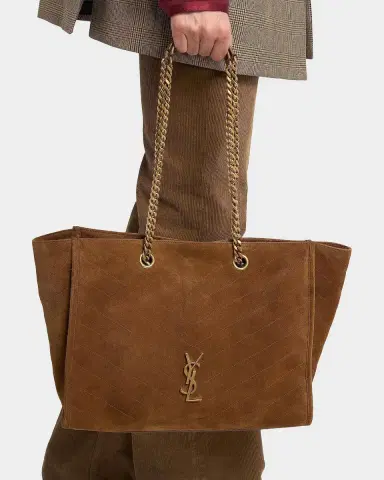 Saint Laurent Niki Suede Shopper Tote | Thumbnail 2