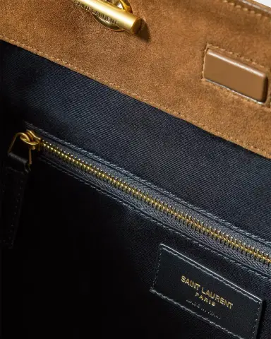 Saint Laurent Niki Suede Shopper Tote | Thumbnail 4