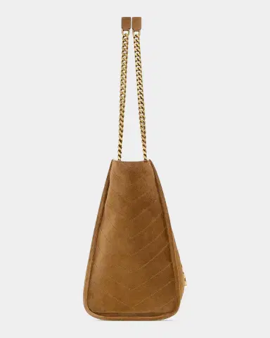 Saint Laurent Niki Suede Shopper Tote | Thumbnail 8